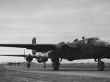 320__0013 - B-25's taxi out to the runway at Melsbroek in Belgium