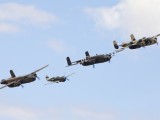 FL2007_059 - three B-25's plus a P40 Warhawk