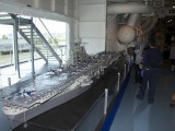 Intrepid_042 - a 1/40th scale replica of the Intrepid in Lego - some 250,000 pieces were used to build it