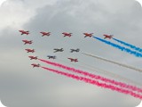 IMG_2180H - Red Arrows anniversary flypast with one each of the top teams