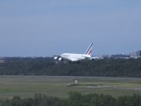 Smithsonian_069 - viewed from the viewing tower, this Air France A380 landing at Dulles International